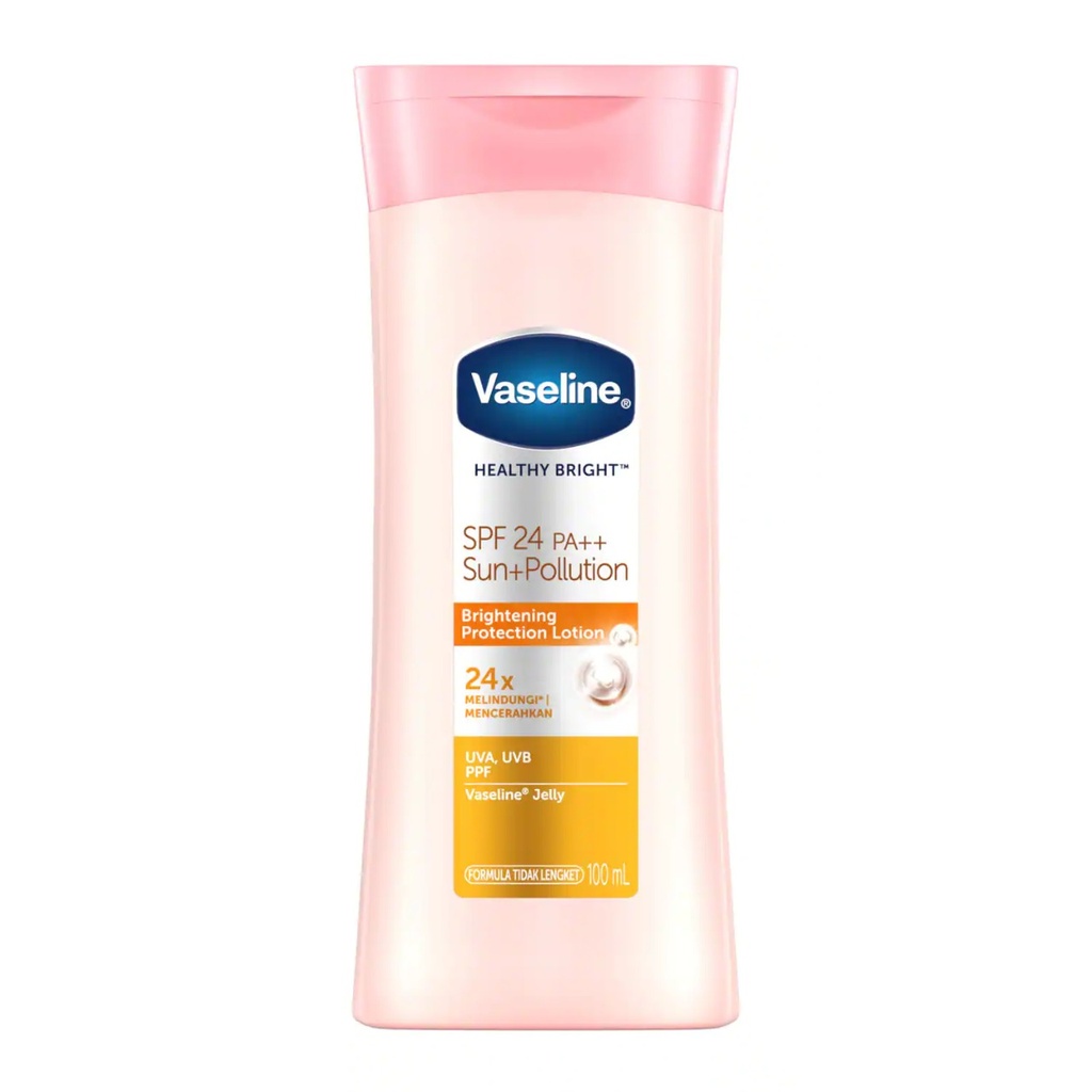 Vaseline Body Lotion Healthy Bright SPF 24 PA++ Sun+Pollution 100ML