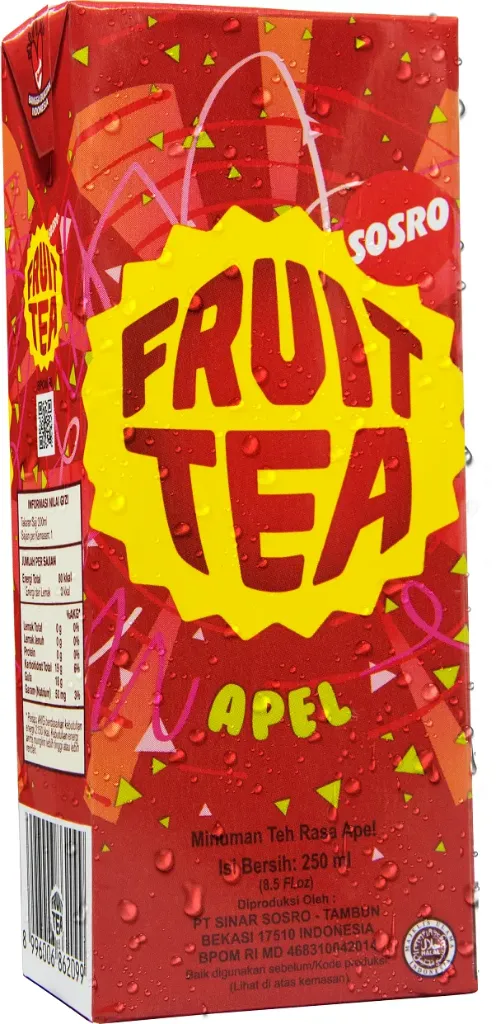 Sosro Fruit Tea Apel 250ML