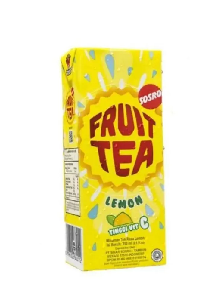 Sosro Fruit Tea Lemon 250ML