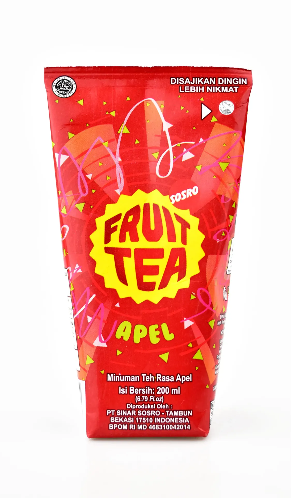 Sosro Fruit Tea Apel TP 200ML