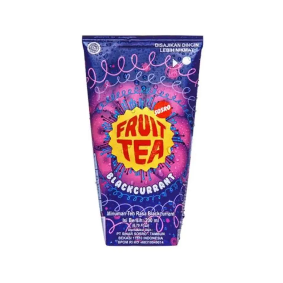 Sosro Fruit Tea Blackcurrant TP 200ML