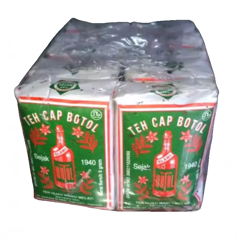 Teh Cap Botol Teh Hijau Melati Ren 10x8GR