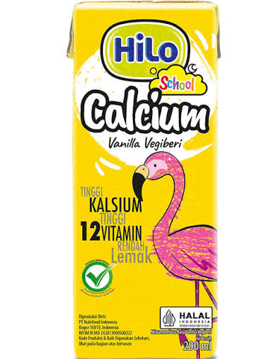 Hilo School Calcium UHT Vanilla Vegiberi 200ML