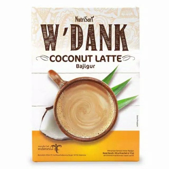 Nutrisari W'Dank Coconut Latte Bajigur 4x15GR