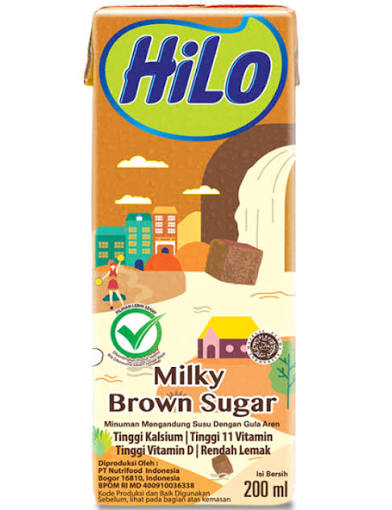 Hilo Calcium UHT Milky Brown Sugar 200ML