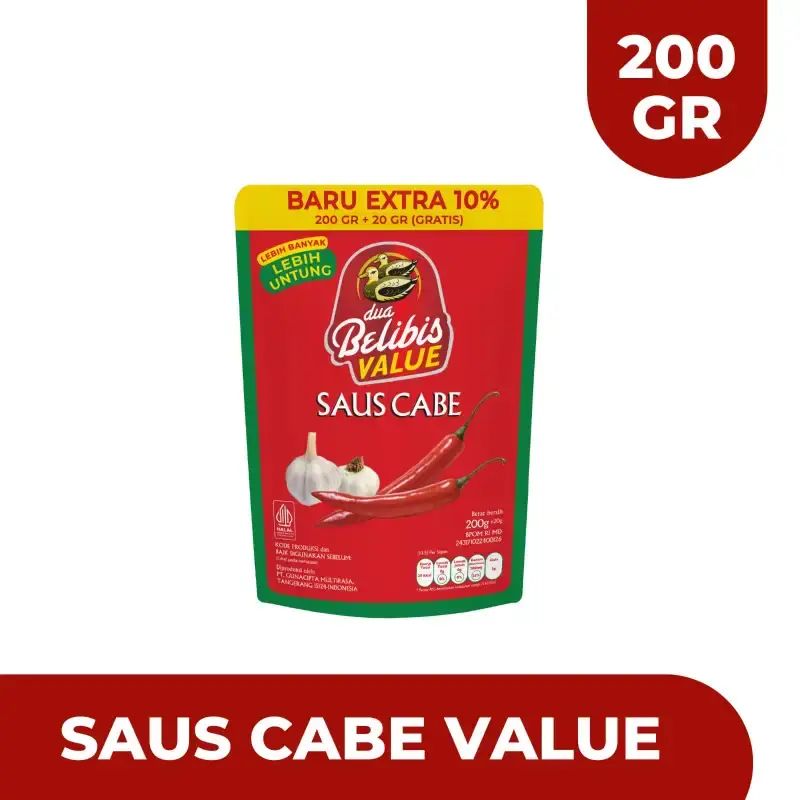 Dua Belibis Value Saus Cabe Pch 200GR