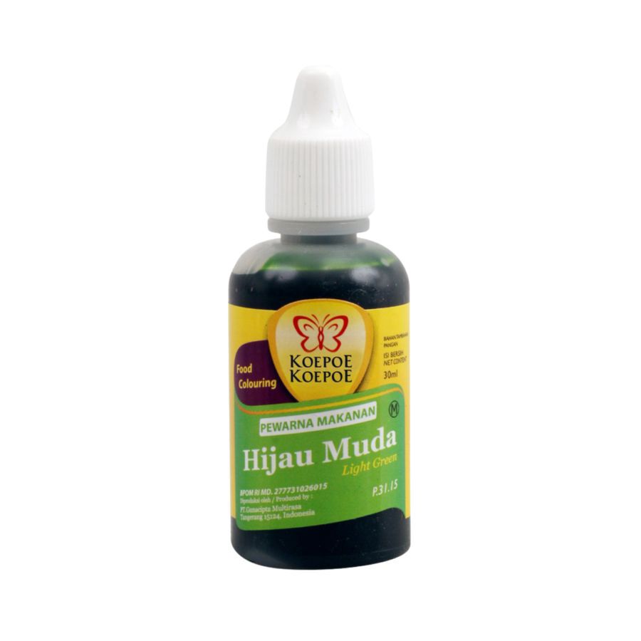 Koepoe Koepoe Pewarna Pangan Hijau Muda 30ML