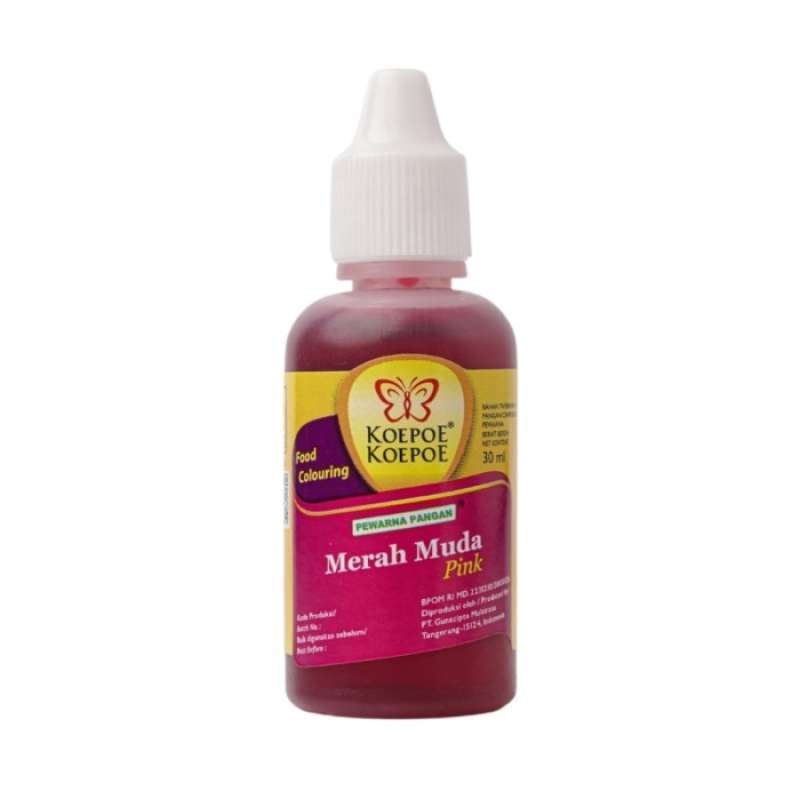 Koepoe Koepoe Pewarna Pangan Merah Muda 30ML