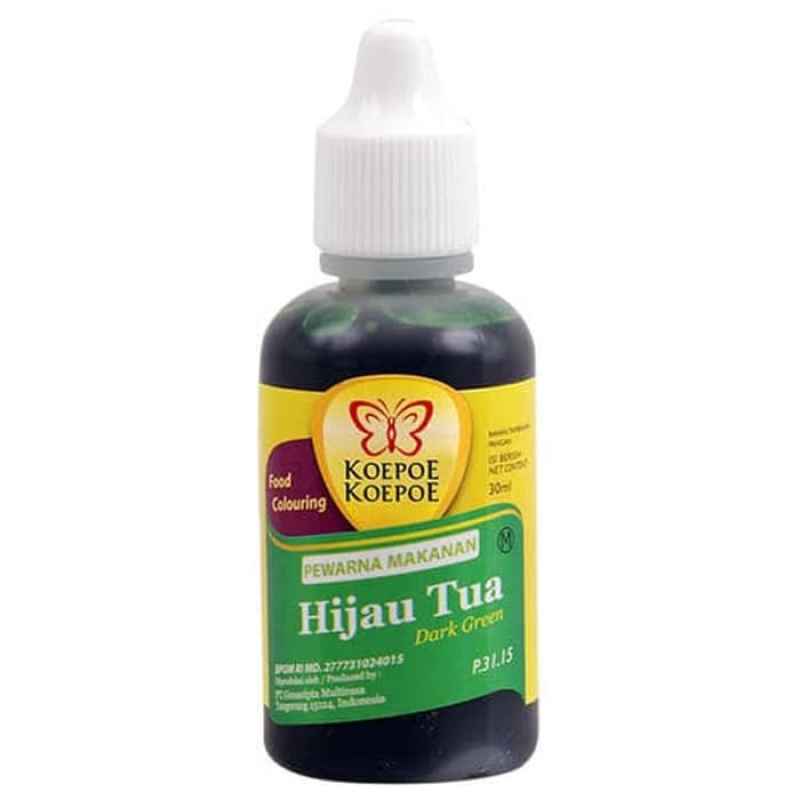 Koepoe Koepoe Pewarna Pangan Hijau Tua 30ML