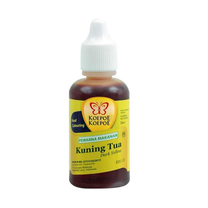 Koepoe Koepoe Pewarna Pangan Kuning Tua 30ML