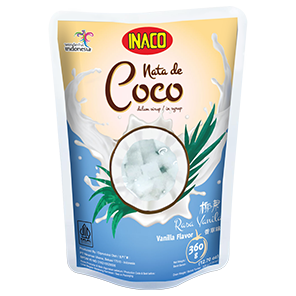 Inaco Nata De Coco Rasa Vanila Pch 360GR