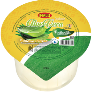 Inaco Aloevera Banana Flavor Cup 200GR
