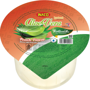 Inaco Aloevera Peach Flavor Cup 200GR
