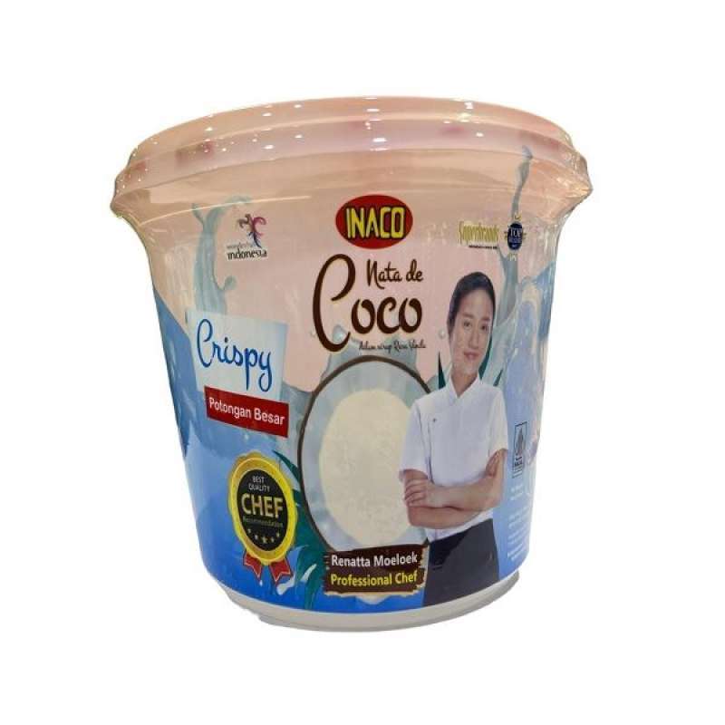 Inaco Nata De Coco Crispy Potongan Besar 1000GR