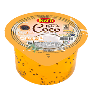 Inaco Nata De Coco Selasih Rasa Rasa Jeruk Cup 200GR