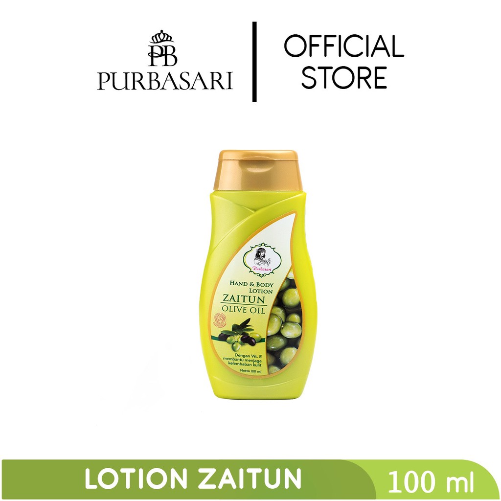 Purbasari Hand & Body Lotion Zaitun+Vit.E 100ML