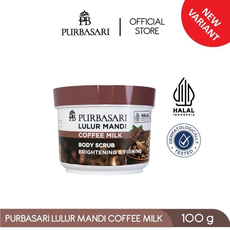Purbasari Lulur Mandi Coffe Milk 100GR