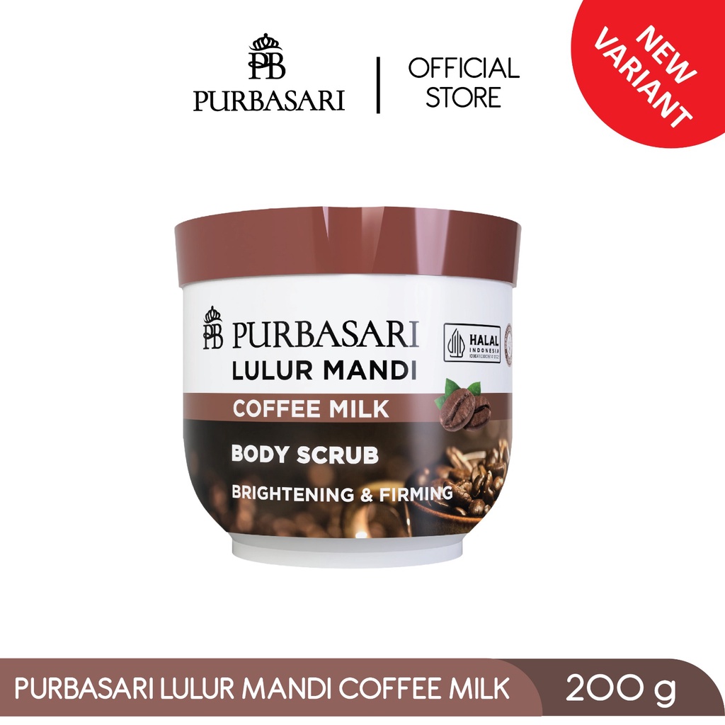 Purbasari Lulur Mandi Coffe Milk 200GR