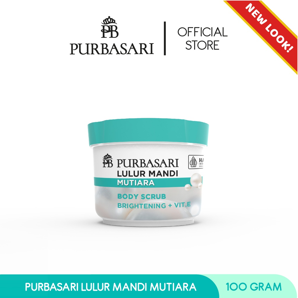 Purbasari Lulur Mandi Mutiara 100GR