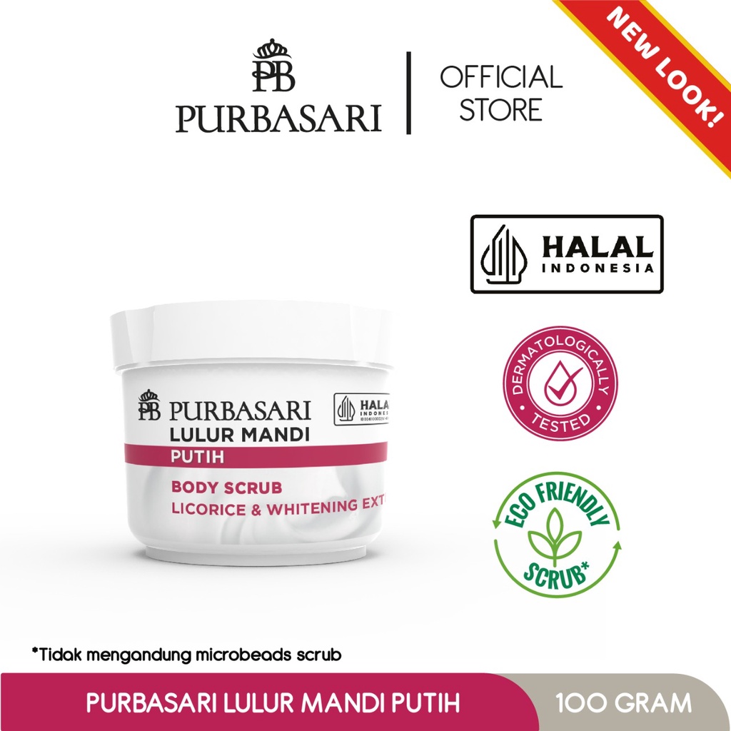 Purbasari Lulur Mandi Putih 100GR