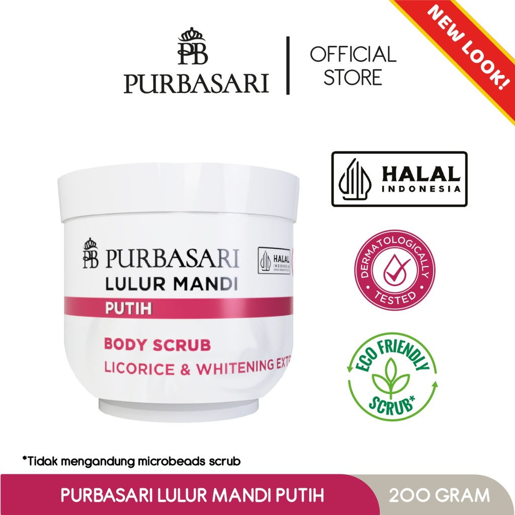 Purbasari Lulur Mandi Putih 200GR