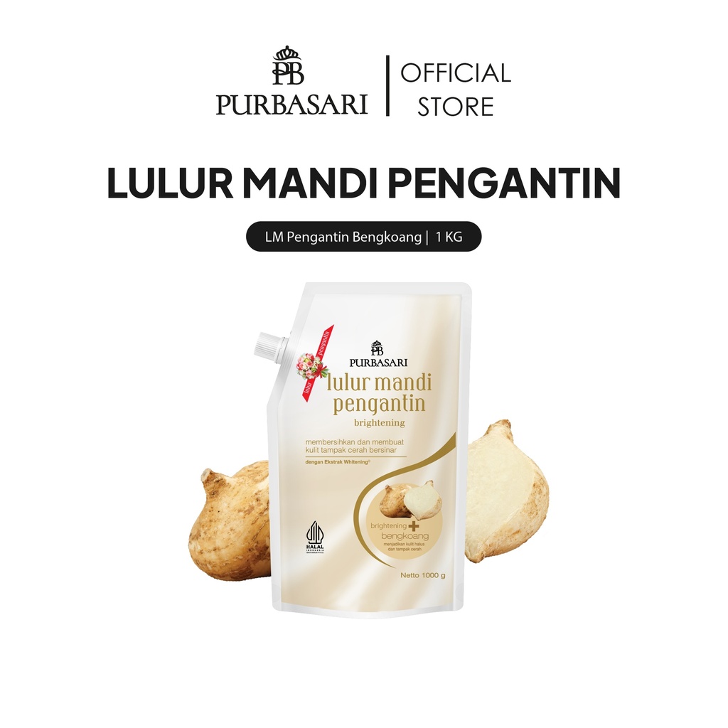 Purbasari Lulur Mandi Pengantin Bengkoang Pch 1000GR