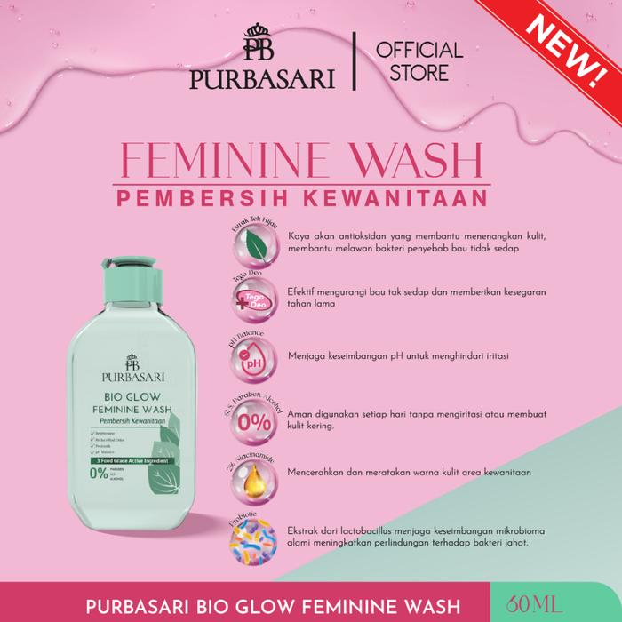Purbasari Bio Glow Feminine Wash 60ML