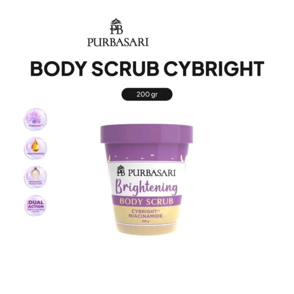 Purbasari Brightening Body Scrub 200GR