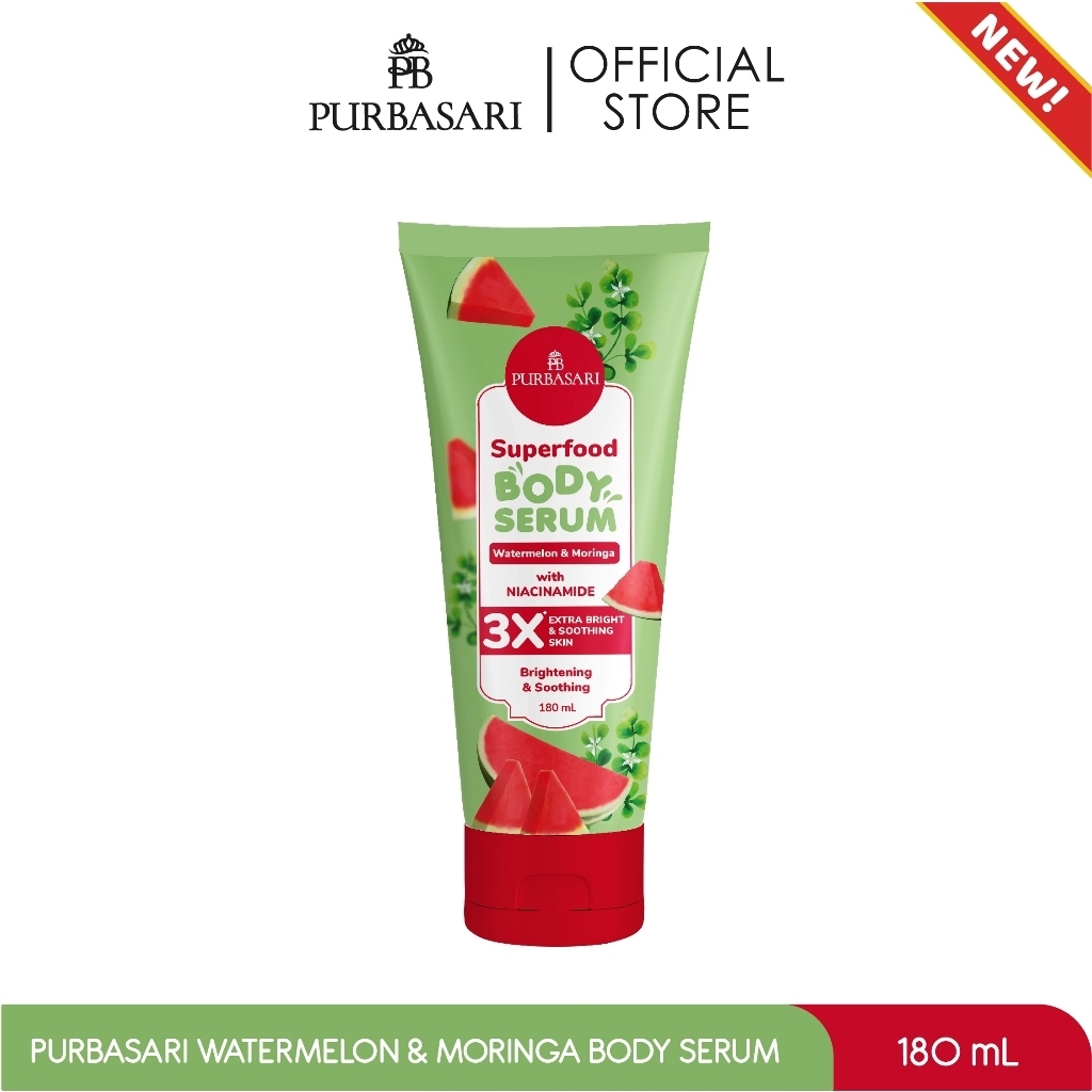 Purbasari Superfood Body Serum Watermelon & Moringa 180ML