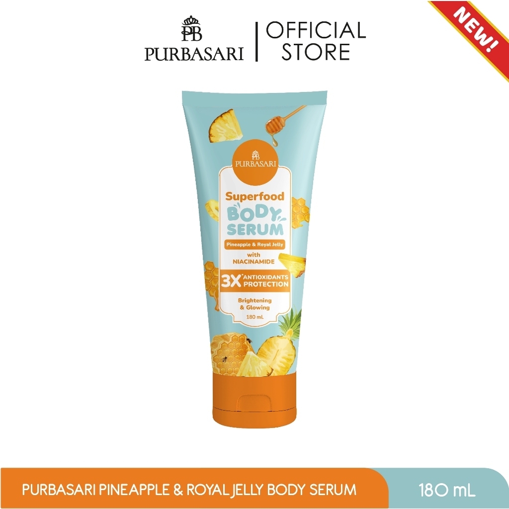 Purbasari Superfood Body Serum Pineapple & Royal Jelly 180ML