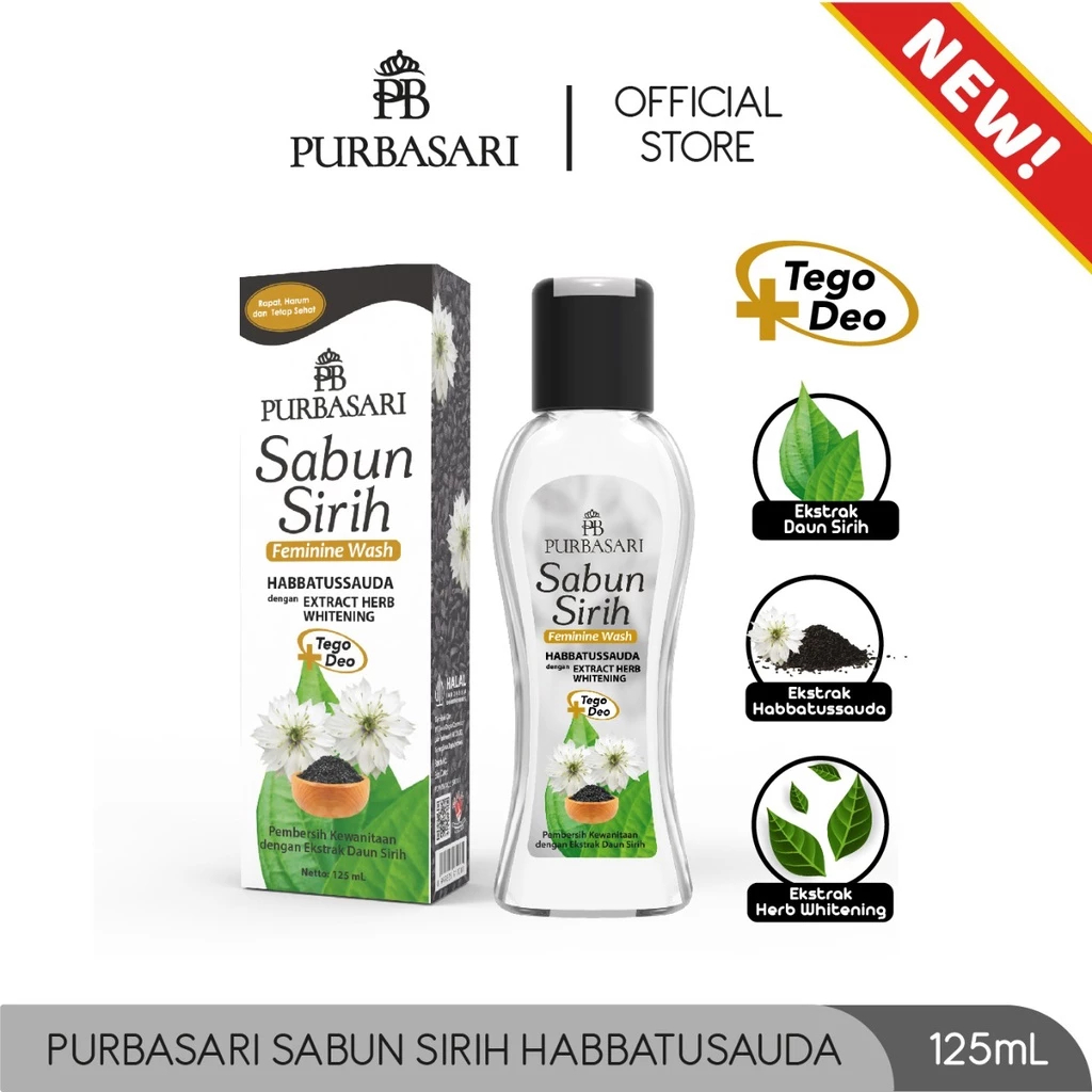 Purbasari Sabun Sirih Feminine Wash Habbatussauda 125ML