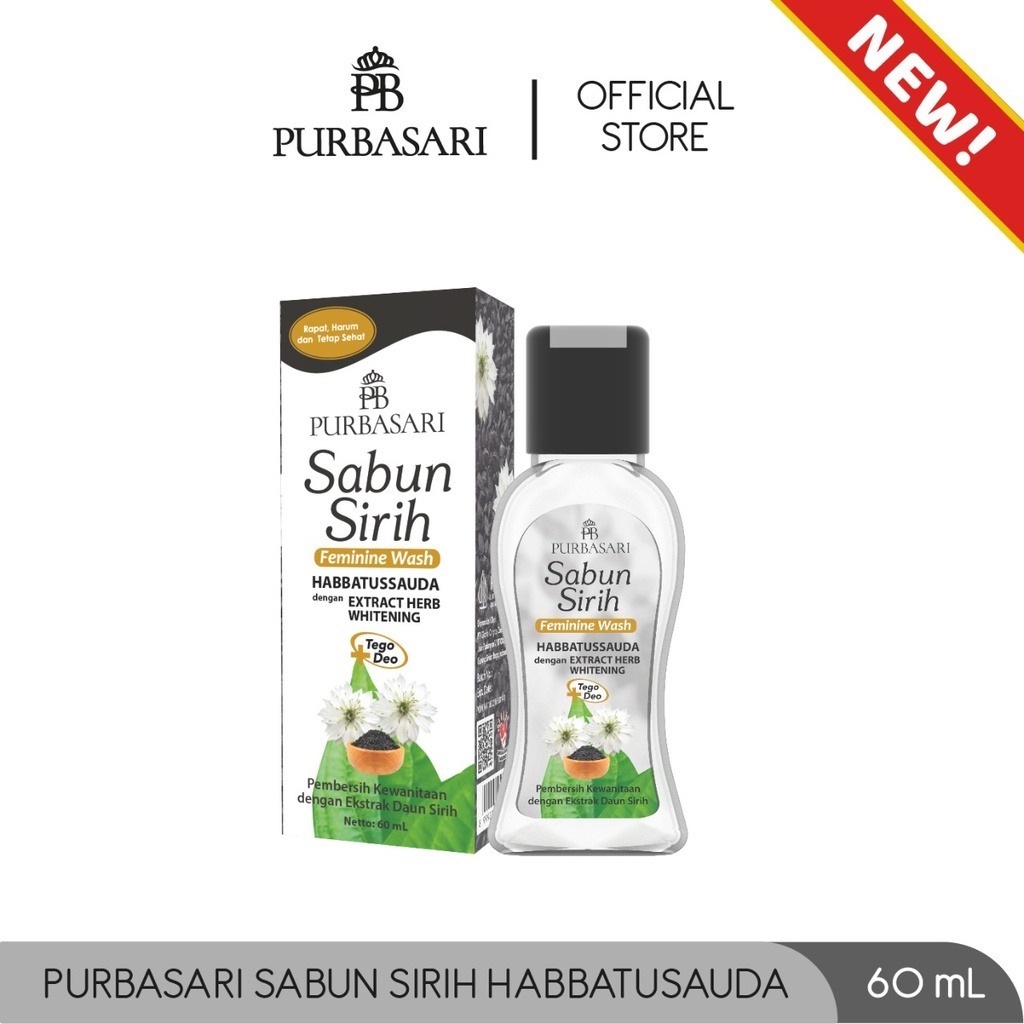 Purbasari Sabun Sirih Feminine Wash Habbatussauda 60ML