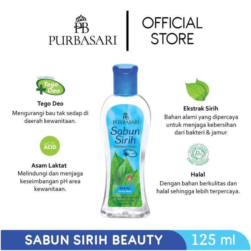 Purbasari Sabun Sirih Feminine Wash Beauty 125ML