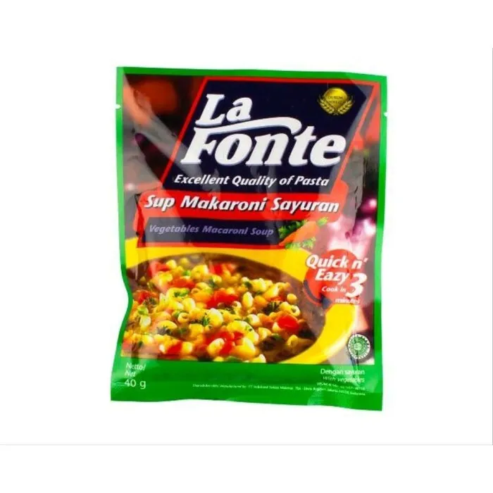La Fonte Makaroni Rasa Sup Sayuran 40GR
