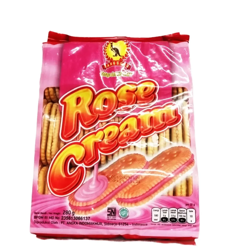 Kangguru Rose Cream Biscuits 280GR