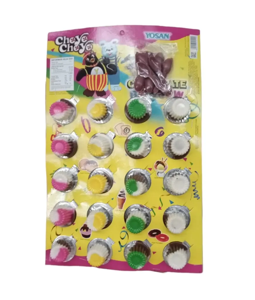 Yosan Choyo Choyo Chocolate Rainbow 20x4GR
