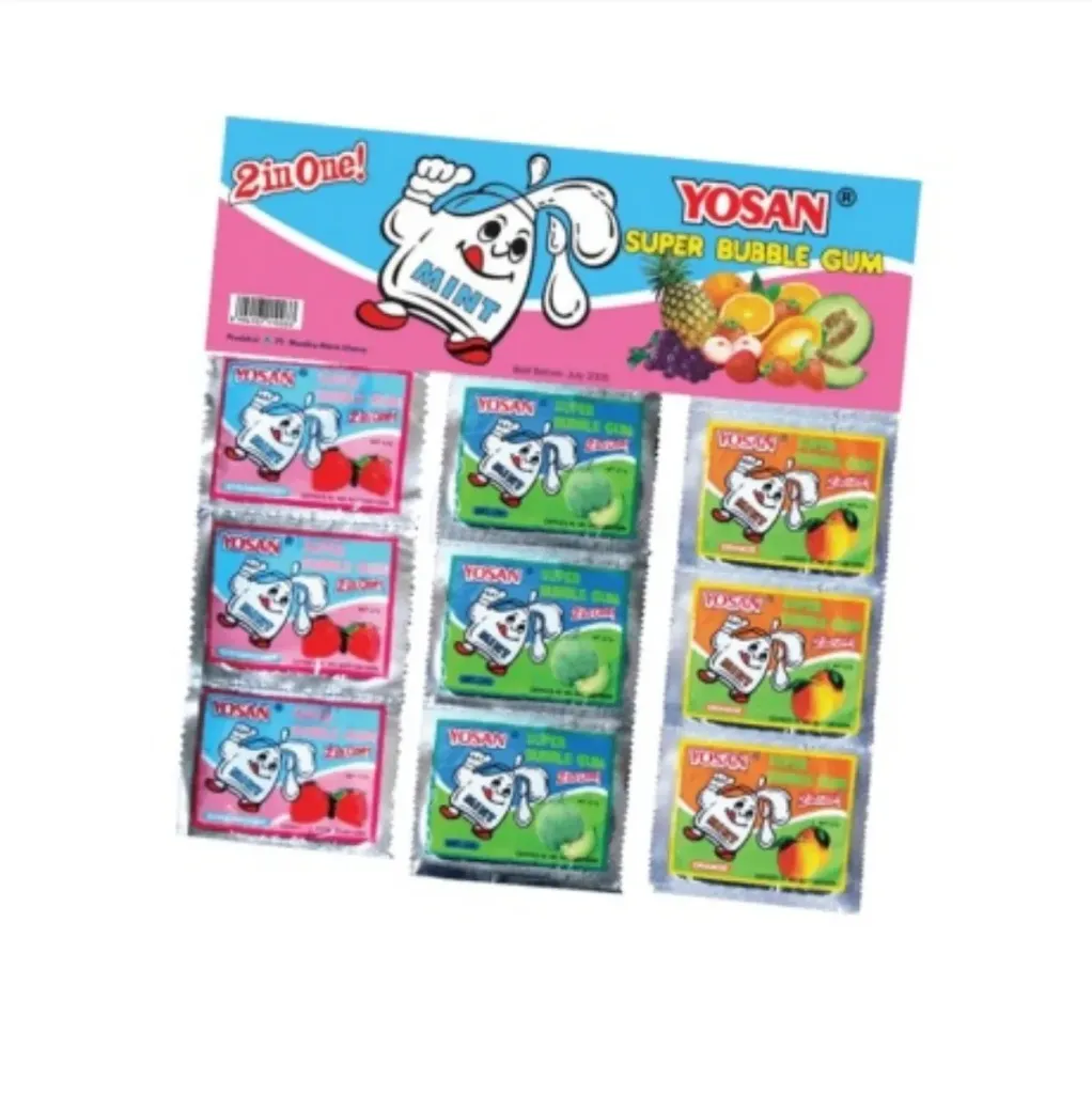 Yosan 2in1 Super Bubble Gum 24x2GR
