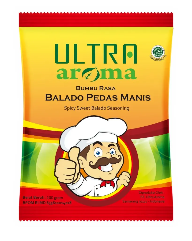 Ultra Aroma Bumbu Rasa Balado Pedas Manis 100GR