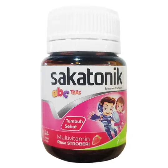 Sakatonic Abc Tabs Rasa Stroberi 24S