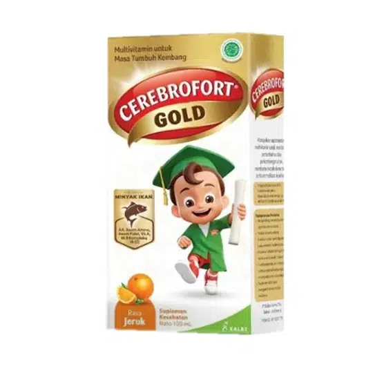 Cerebrofort Gold Jeruk 100ML