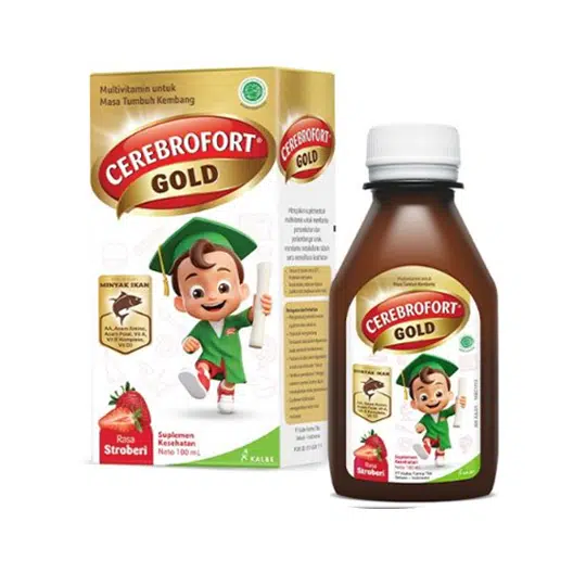 Cerebrofort Gold Stroberi 100ML