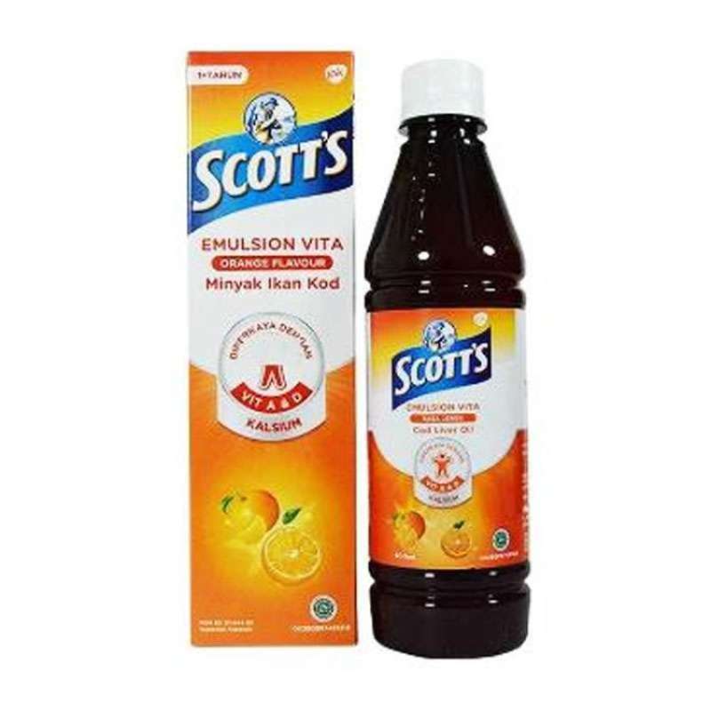 Scott's Emulsion Vit A Rasa Jeruk 400ML