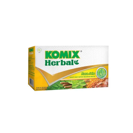 Komix Herbal Rasa Jahe 6x15ML