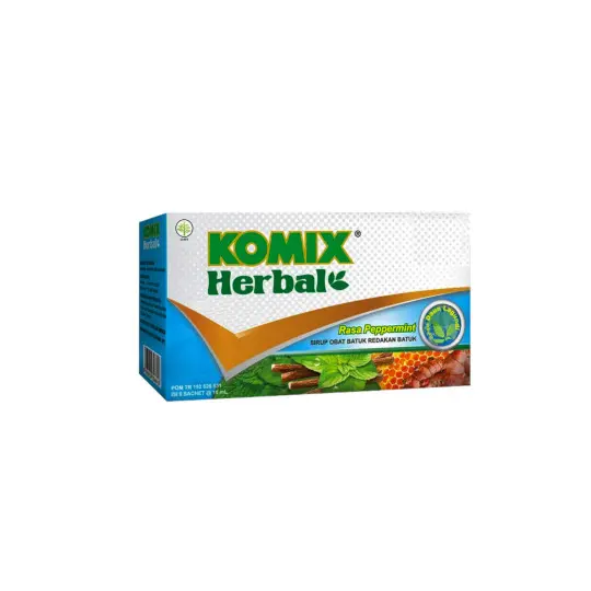 Komix Herbal Rasa Peppermint 6x15ML