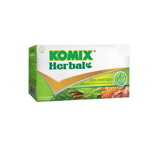 Komix Herbal Rasa Jeruk Nipis 6x15ML