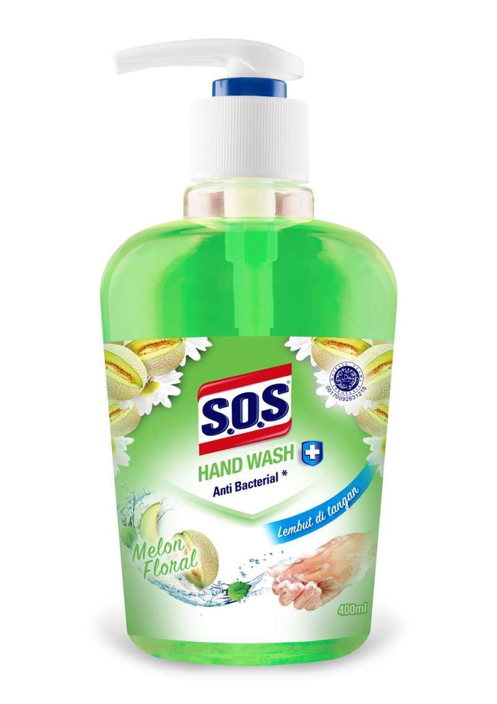 Sos Hand Wash Melon Btl 400ML