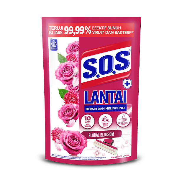 Sos Lantai Floral Blossom Refill Pch 325ML