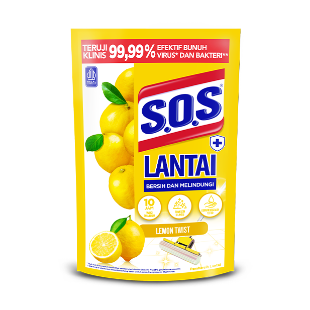 Sos Lantai Lemon Twist Refill Pch 325ML