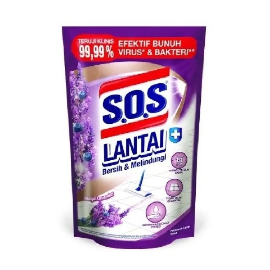 Sos Lantai Magic Lavender Refill Pch 500ML
