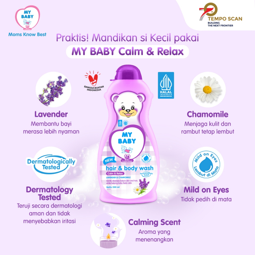 My Baby Hair & Body Wash Calm & Relax 200ML